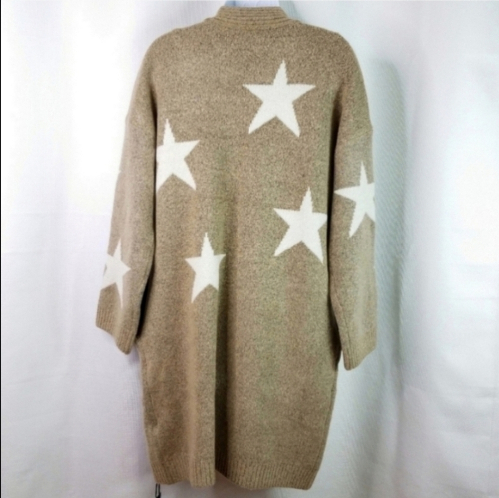 Blank NYC Stars Open Front Cardigan Size Small - Picture 4 of 8